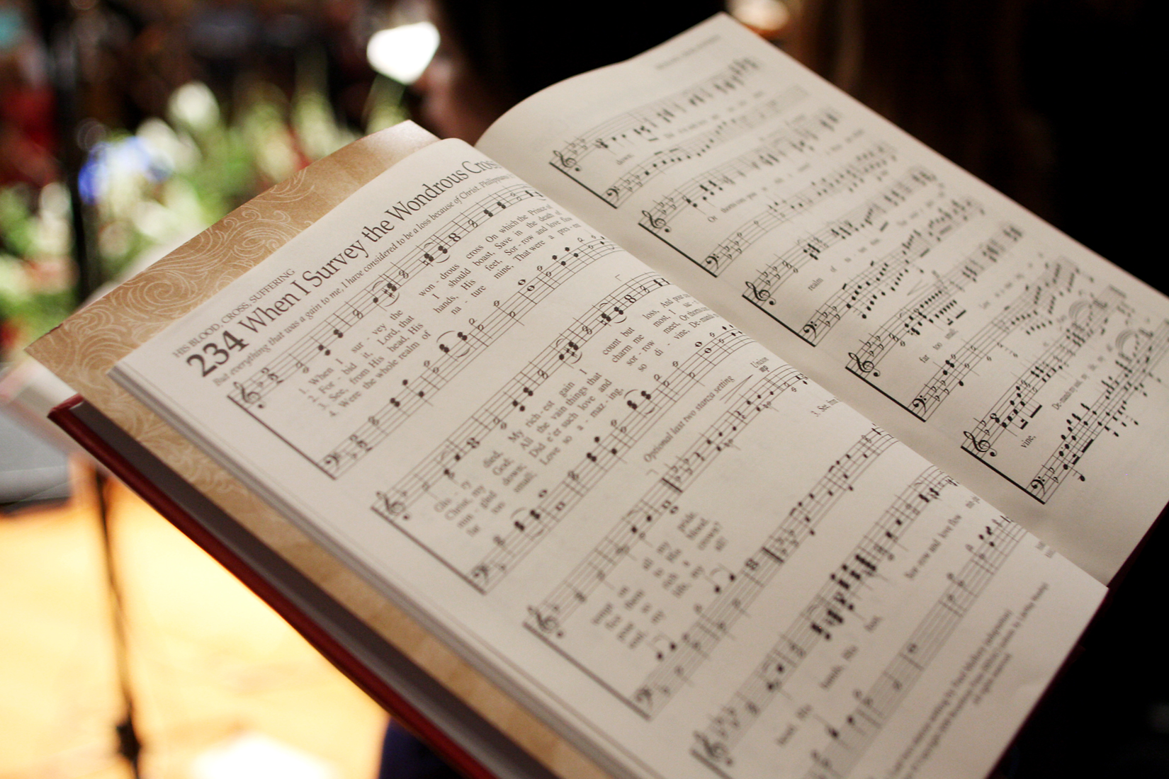 Hymns still have a place…