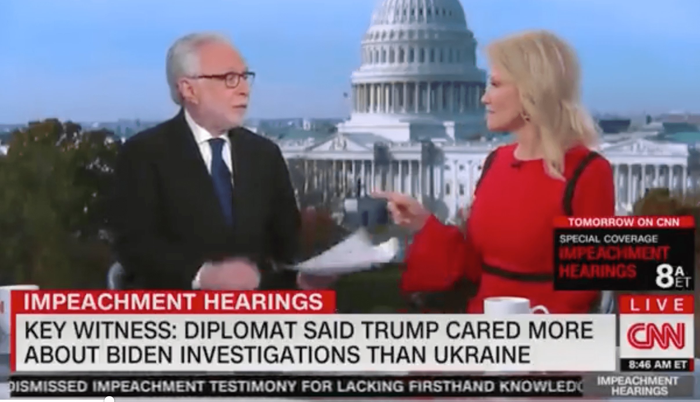 Kellyanne Conway Goes Off on Wolf Blitzer for Asking About Her Marriage: “I’m Embarrassed for You”
