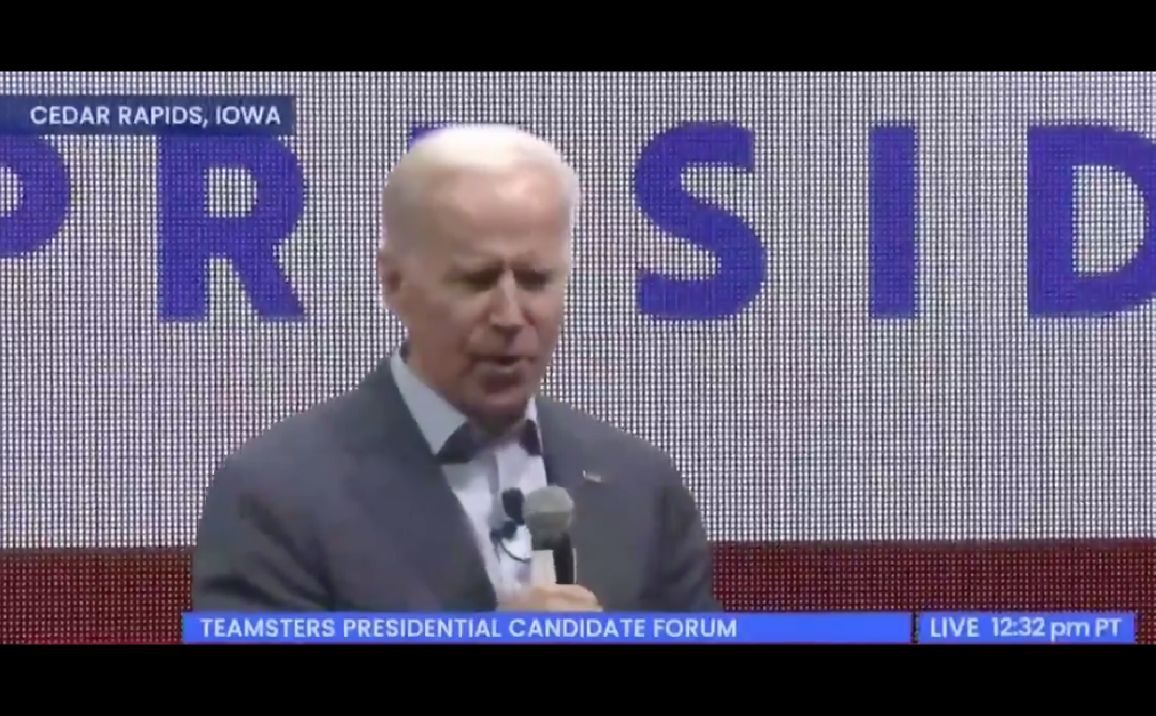 [VIDEO] Heartbreaking Video of Joe Biden Trying to Speak at an Iowa Event…This is Just Cruel