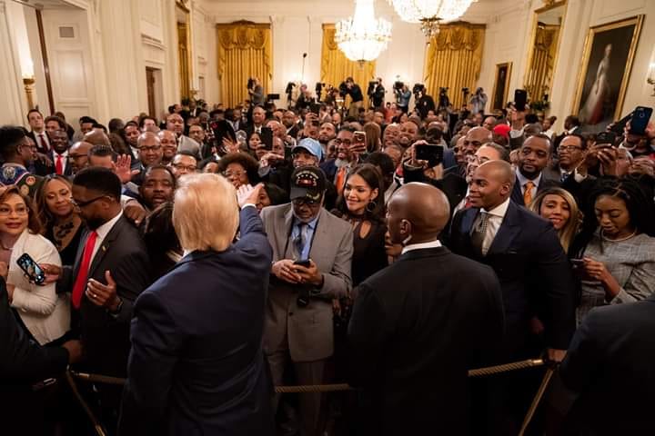 An evening at the White House with President Trump