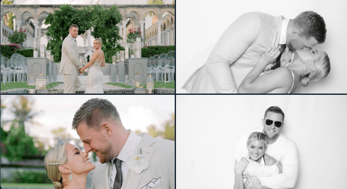 Texans’ J.J. Watt Marries Soccer Player Kealia Ohai Over Weekend